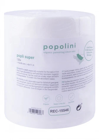 Popolini popli faeces collection veils 120 pieces roll