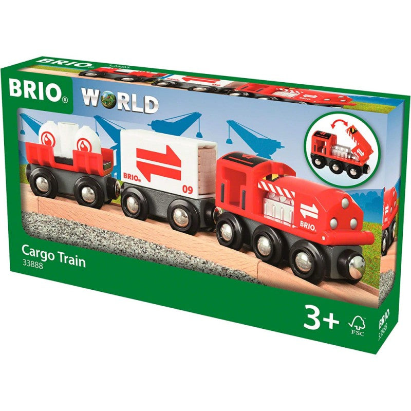 Treno merci rosso 33888 BRIO®