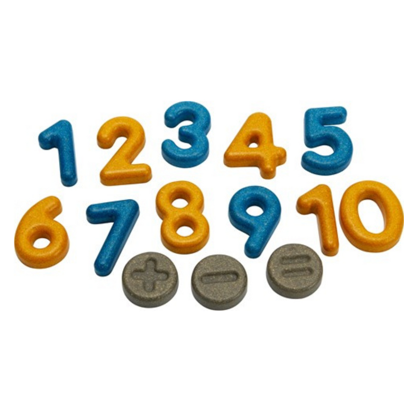 Giocattoli in legno Numeri e simboli