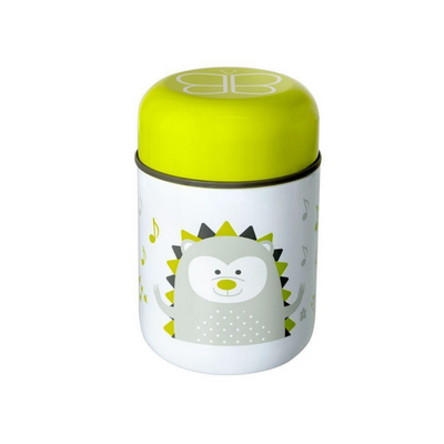 Thermos container with cutlery