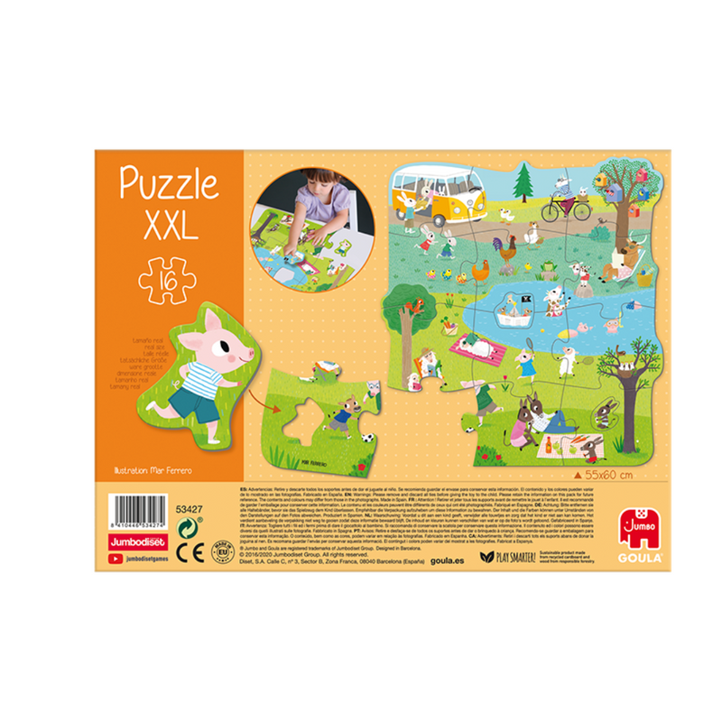 Puzzle XXL una giornata in campagna