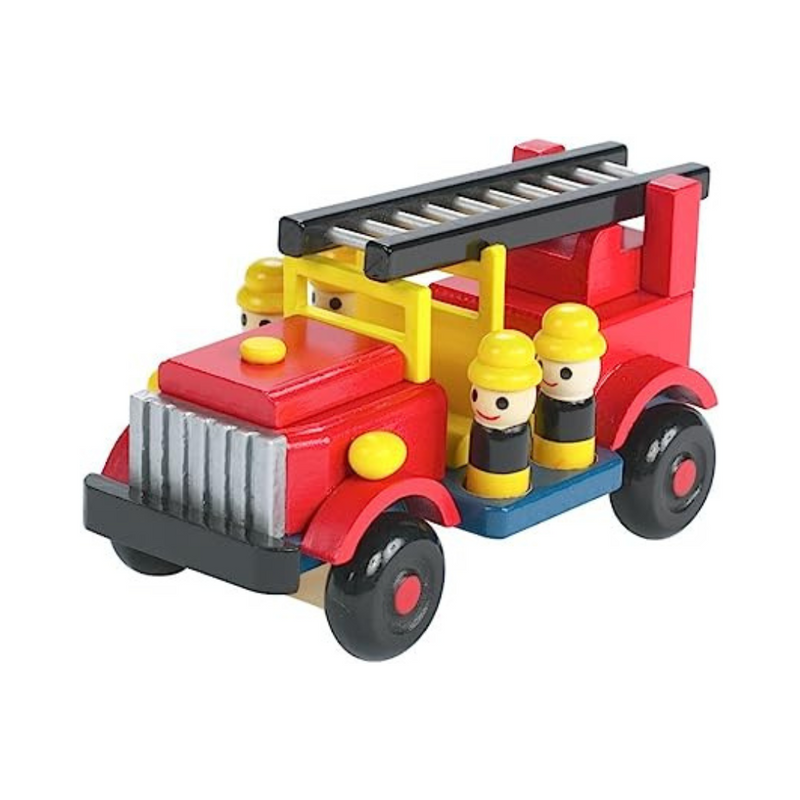 First wooden fire truck