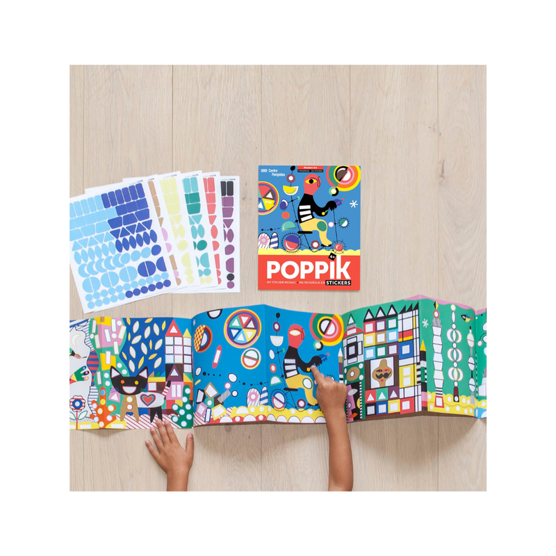 Poppik Centre Pompidou stickers adesivi